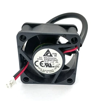 Image of DEMICRATE NEW FOR DELTA 4CM EFB0412HD 4020 12V 0.12A 2WIRE cooling fan 40x40x20mm