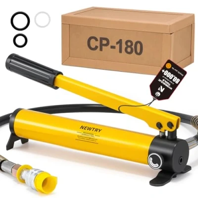 Image of NEWTRY CP 180 Hydraulic Pump Hand Operated Manual for Connecting Crimping Head Cable Cutter