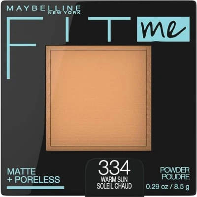 Image of MAYBELLINE Fit Me Matte + Poreless Powder Warm Sun 334
