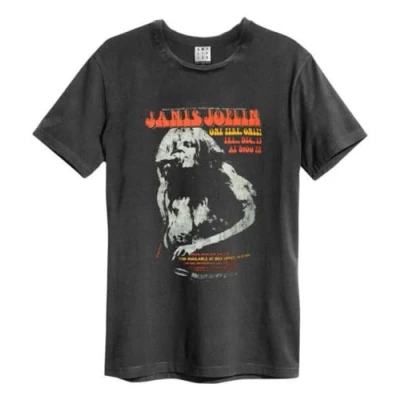 Image of Amplified Janis Joplin Madison Square Gardens Mens Band T Shirt