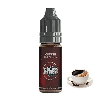 Image of Coffee High Strength Flavouring 230+ Flavours Galaxy Food 10ml Bottle