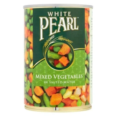 Image of White Pearl Mixed Vegetables in Salted Water Pack of 12 x 400g