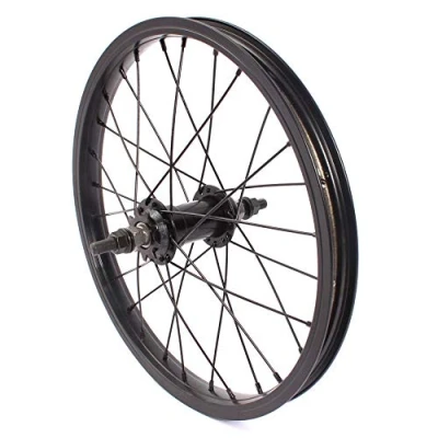 Image of KHE 16 Inch BMX Rear Wheel Black 28 mm Aluminium TDI Rim 28H 10 Sealed Hub