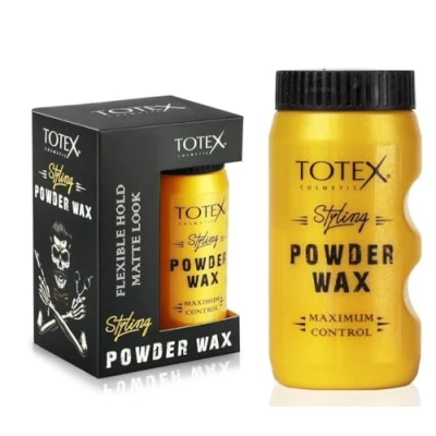 Image of Totex Hair Styling Texturising Powder Wax Volumizing Thickening Dust Flexible Hold Matt Look Maximum Control for Men &amp; Woman 20 gr