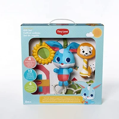 Image of Tiny Love Meadow Days Gift Set, Baby Set with Developmental Toys, Hand Picked Take Along 0m+