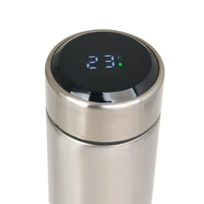 Image of InGenious Stainless Steel Vacuum Flask with Temperature Monitor Digital Display
