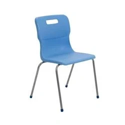 Image of Titan 4 Leg Chair Size 6 460mm Seat Height Sky Blue T16 CB