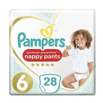 Image of Pampers Premium Active Fit Nappy Pants, Size 6