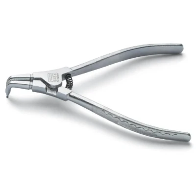 Image of HAZET 1846D 1 140 mm Circlip Pliers Chrome Plated/Steel Grey