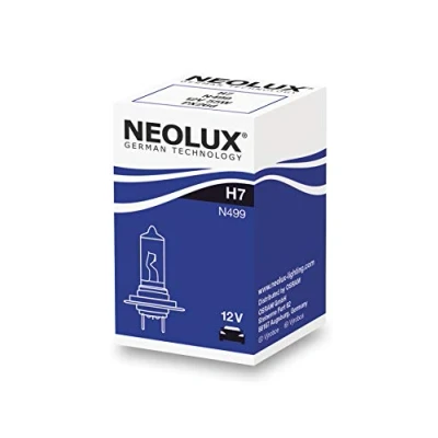 Image of NEOLUX Standard H7, Halogen Headlight Cars and Motorcycles, N499, 12V, 55W, Folding Box (1 Bulb), Yellow