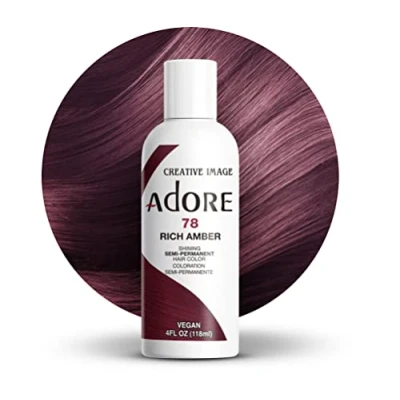 Image of Adore Shining Semi Permanent Hair Colour, 78 Rich Amber