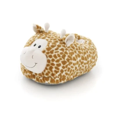 Image of Deyongs Cozy Supersoft Plush Stuffed Cuddly Big Foot Warmer Slipper Warm (Giraffe)