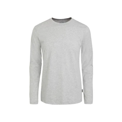Image of Jockey® American Longsleeve Shirt, Light Heather Gray, 2XL