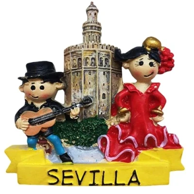 Image of Sevilla Spain 3D Fridge Magnet Tourist Souvenir Gift Home &amp; Kitchen Decoration Magnetic Sticker Seville Refrigerator Collection