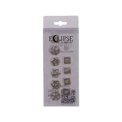 Image of Ultra Pro Eclipse 11 Dice Set Smoke Grey, (E 15571)