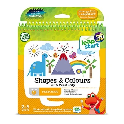 Image of LeapFrog 460503 Shapes and Colours Activity Book 3D,for 2 5 Years, Multicoloured, 80 x 20 84 millimeters