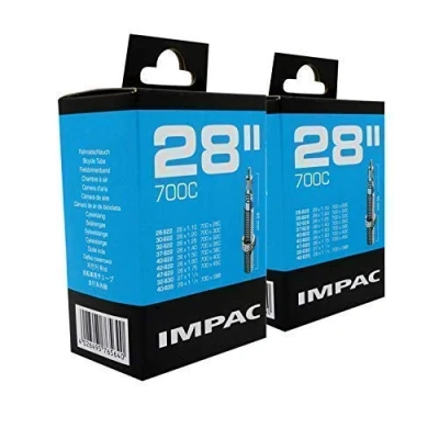 Image of Impac 2 sztuki dętki koła 28&quot; / 700c 28 45c (28 47/622 635) zawór Presta podwójne opakowanie