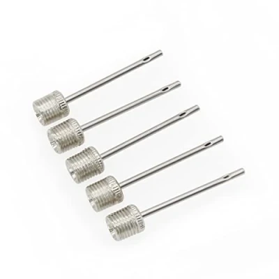 Image of Pack of 5 Inflating Pump Needles for Ball, Football, Rugby, Volleyball, Netball Valve Adapters [TY95]