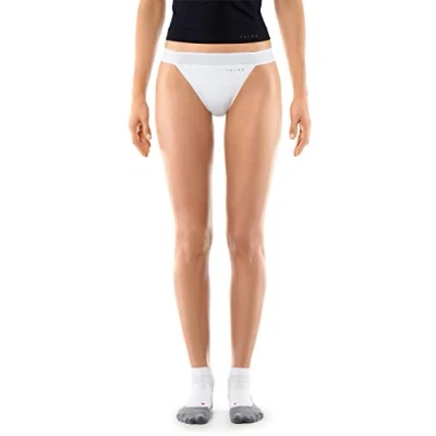 Image of FALKE Women&#039;s Cool W TH Breathable Quick Dry 1 Piece Thong Panties, White (White 2860), XL