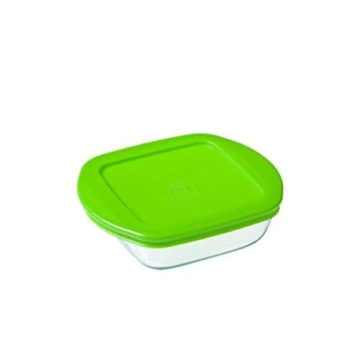 Image of Pyrex Oven Dish with lid Cook &amp; Store 14 x 12 7 cm / 350 ml