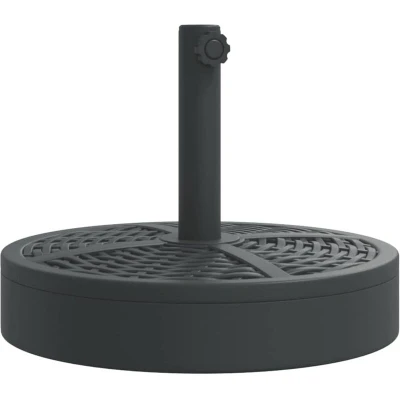 Image of vidaXL Parasol Base for Ø38 / 48 mm Poles 25 kg Round