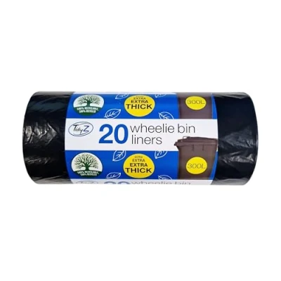 Image of Tidyz 20 EXTRA LARGE WHEELIE BIN LINERS 300L
