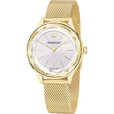 Image of Swarovski Ladies Octea Nova Gold Plated Mesh Watch 5430417