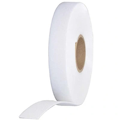 Image of KLEIN TOOLS 450 960 Cable Management, Replacement Tape Roll for Klein&#039;s Hook and Loop Dispenser, 25 Foot x 3/4 Inch, White