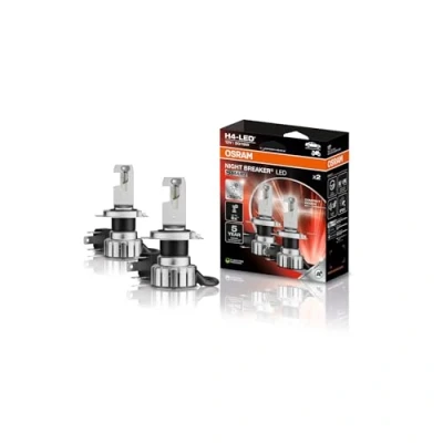 Image of OSRAM NIGHT BREAKER LED SMART H4; up to 330% more brightness; 6000K, 12V, high and low beam with road approval