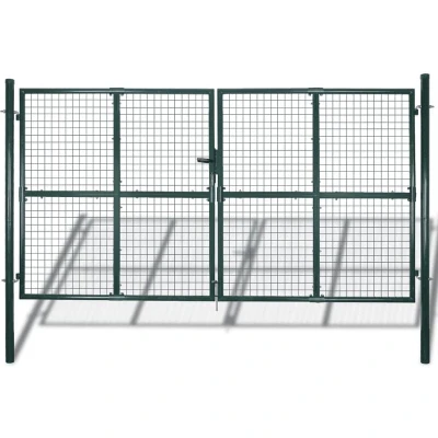 Image of vidaXL Garden Mesh Gate Fence Door Wall Grille 289 x 200 cm