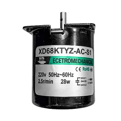 Image of Candeon Synchronous Motor 68KTYZ AC220V 28W 2.5 20 30 110r/min Permanent Magnet Gear CW/CCW(2.5RPM)