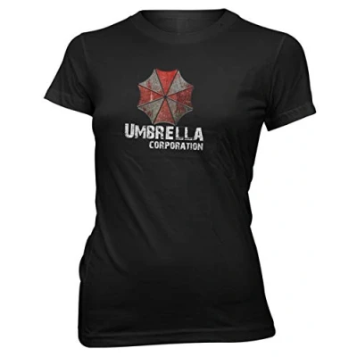 Image of Resident Evil Ladies T Shirt Umbrella Corporation Game Movie S up to XXL Black, M