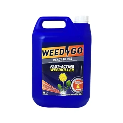Image of Weed &amp; Go 5L Ready to Use Weedkiller Fast Acting Formula for Immediate and Moss Control on Driveways, Paths Patios