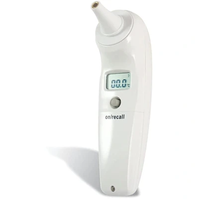 Image of Reliance Medical Tympanic Digital Thermometer Fast And Accurate Temperature Measurement With Ear Reading For Children Adults, White