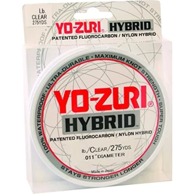 Image of Yo Zuri 275 Yard Hybrid Monofilament Fishing Line, Clear, 20 Pound