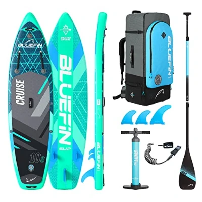 Image of Bluefin SUP Cruise 10&#039;8 Inflatable Paddle Board Adult SUPPaddle Accessories included