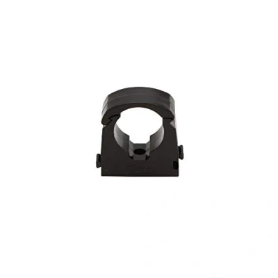 Image of TS15 BLACK/20 Talon 15mm Black Single Hinge Pipe Clips Bag of 20