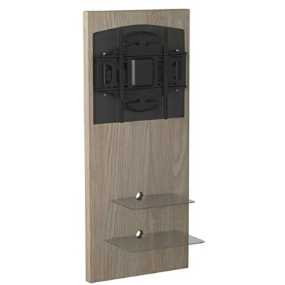 Image of ALPHASON Mercury 600 mm TV Stand with Bracket Light Oak, Brown