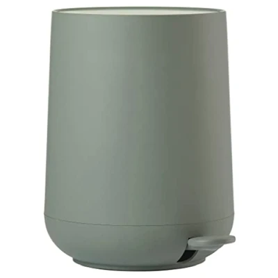 Image of Zone Denmark 28103 Nova Pedal Bin, Olive Green, 1.3 gal (5 L)