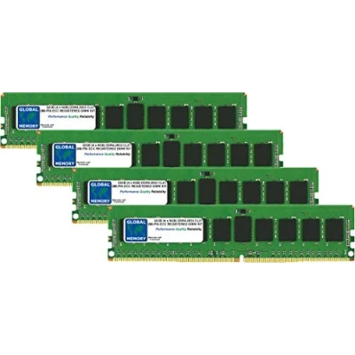Image of 32GB (4 x 8GB) DDR4 2933MHz PC4 23400 288 PIN ECC REGISTERED DIMM (RDIMM) MEMORY RAM KIT COMPATIBLE WITH SERVERS/WORKSTATIONS/MOTHERBOARDS