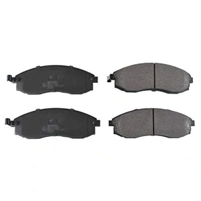 Image of MN102617, MR493643, MR527550 Brake pad set FEBI BILSTEIN 116322 Front Axle with acoustic wear warning MITSUBISHI: L200 / Triton IV Pickup