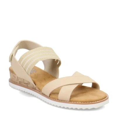 Image of Skechers Bob&#039;s Womens Desert KISS Shore Enough, Natural Textile, 7 UK