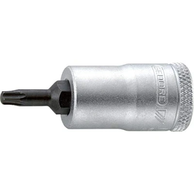 Image of Gedore ITX30T25 3/8 T25 x 49 mm Screwdriver Bit Socket Silver