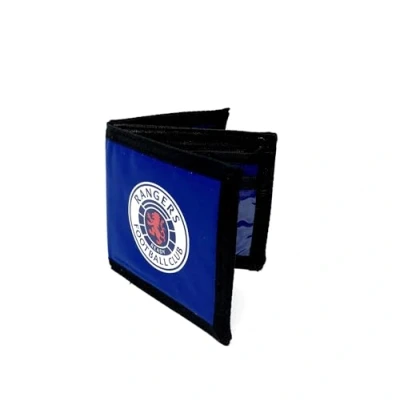 Image of Official Rangers FC Men&#039;s Wallet, Canvas Card &amp; ID Sports Wallet
