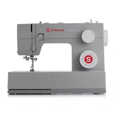 Image of Singer Sewing Machine, Metal Plastic, Grey, Heavy Duty