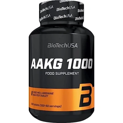 Image of BioTechUSA AAKG 1000 Tablets Boost Nitric Oxide with 2000mg per Serving 100