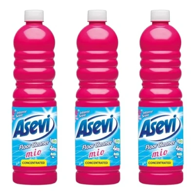 Image of Asevi Floor Cleaner Mio, Concentrated, Intense Scent, 1L Bottles, Pack of 3