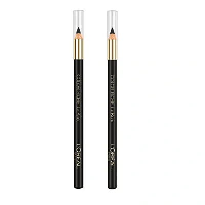Image of L&#039;Oréal Paris Crayon Eye Liner Color Riche Le Khôl 101 Midnight Black Pack of 2