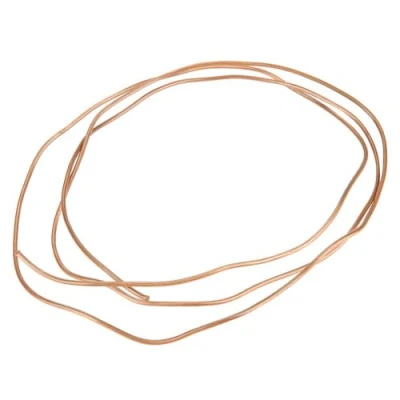 Image of DEWIN 2M Soft Copper Tube, 3mm OD Tub 2mm ID Tube x for Refrigeration Plumbing Generators Cable Switchgear and Other Electrical Equipment