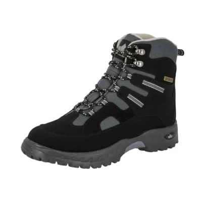 Image of Lico Men&#039;s Flake Snow Boots, Black (Schwarz/Grau Schwarz/Grau), 11 UK